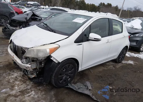 2012 Toyota Yaris Le from USA, damaged, VIN JTDKTUD36CD527663